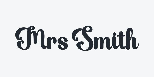 Lettering style 4: sample word