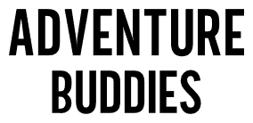 ADVENTURE BUDDIES on two lines layout