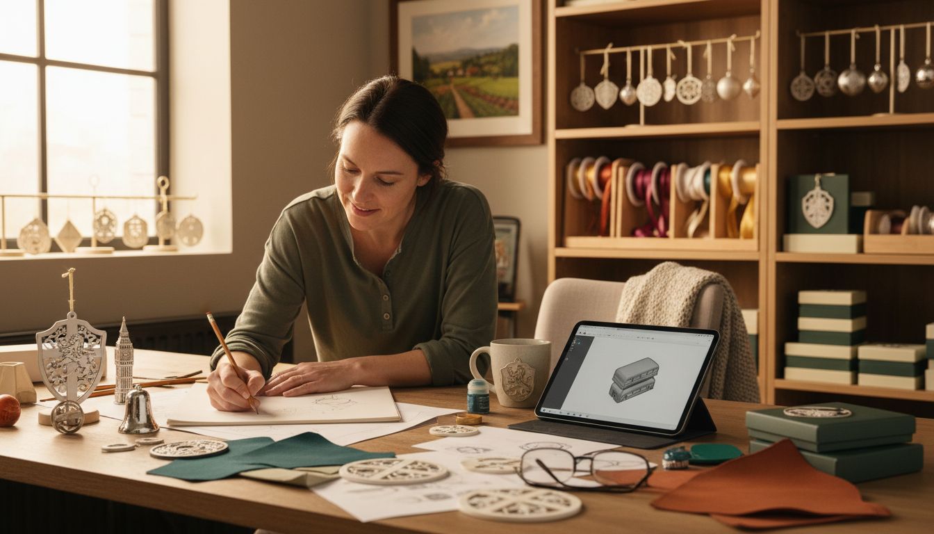 custom ornament design workspace