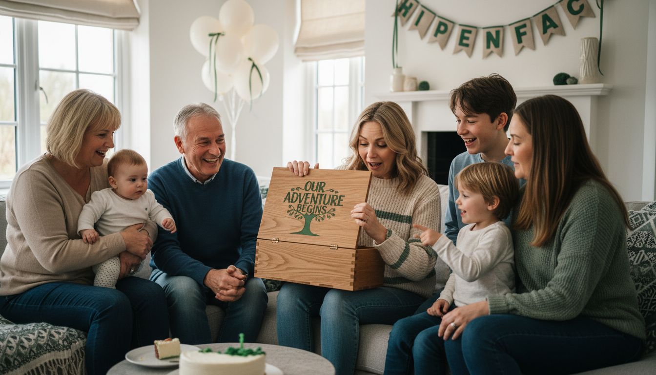 personalised birthday gift scene