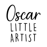 Little Artist Iron-On Transfer - Personalised Name Painting Design