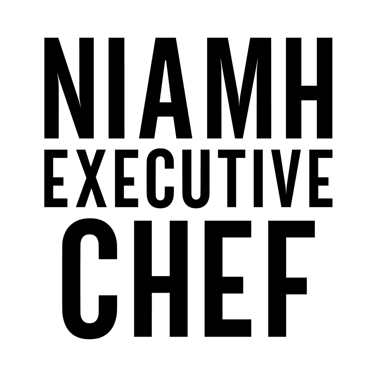 Executive Chef Ribbon Badge Iron-On Transfer
