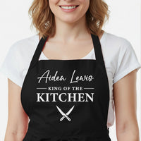 Matching Couples Aprons – His And Hers Adjustable Fit | Personalised Kitchen Gift