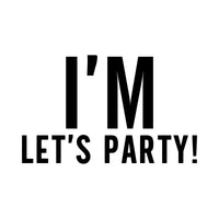 Let's Party Foam Finger Iron-On Transfer - Birthday Squad Design