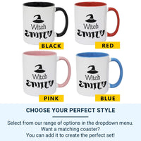 Personalised Witch Mug – Custom Name Ceramic Coffee Cup | Halloween Gift