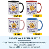 Personalised Halloween Mug – Cute Pumpkin Ghost Kids Cup | Microwave Safe