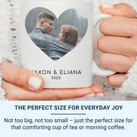 Personalised Photo Mug – Your Picture, Text or Date – Family, Memorial and Everyday Memory Keepsake Gift