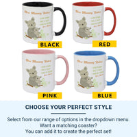 New Mummy Rules Personalised Mug – Koala Mum and Baby with Gentle Reminders – First Mother’s Day and Baby Shower Gift
