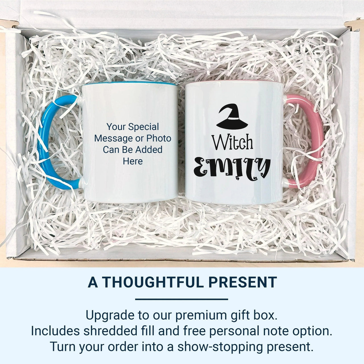 Personalised Witch Mug – Custom Name Ceramic Coffee Cup | Halloween Gift