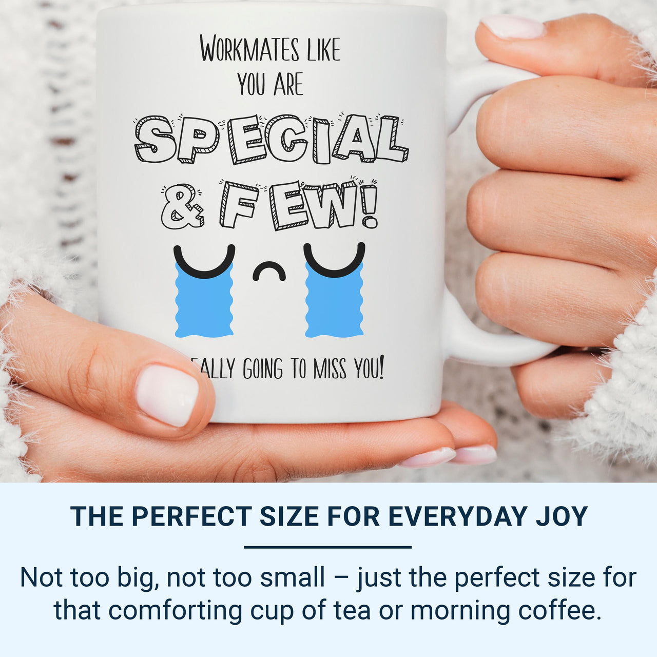 Workmates Like You Are Special Mug – Miss You Leaving Gift – Heartfelt Farewell Cup for Colleagues and Friends