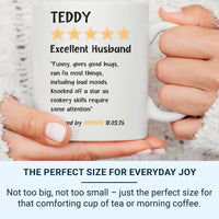 Personalised Husband Mug | Funny Anniversary Gift – Unique Husband Keepsake Present