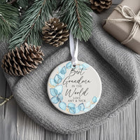 First Christmas Married Ornament 2023 - Green Wreath with Couple Names