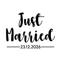 Flat black script 