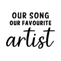 Song Name Music Player Iron-On Transfer