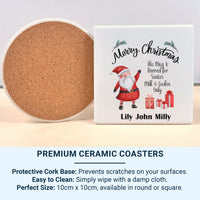 Santa’s Milk and Cookies Personalised Family Mug – Merry Christmas Reserved Cup for Christmas Eve Tradition and Morning Magic