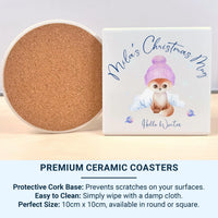 Personalised Christmas Mug – Kids Winter Holiday Mug with Hello Winter Design