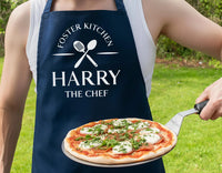 His And Hers Aprons - Custom Couple Aprons Set With Adjustable Neck Strap