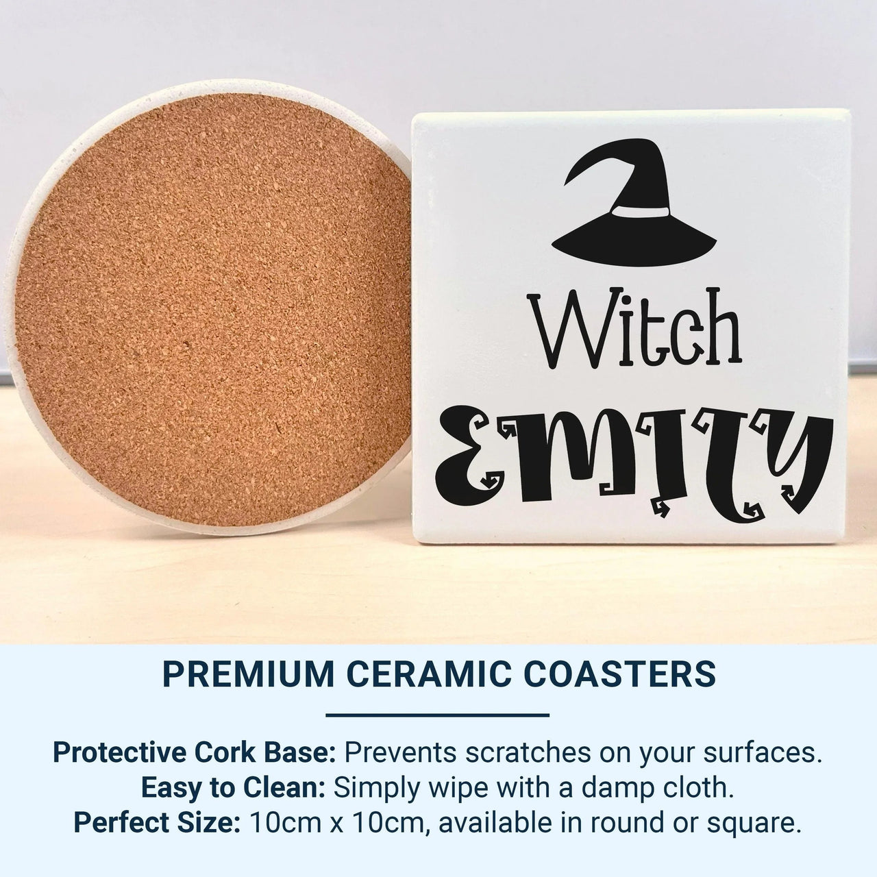 Personalised Witch Mug – Custom Name Ceramic Coffee Cup | Halloween Gift