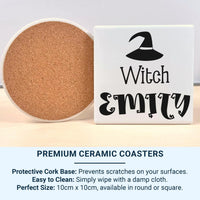 Personalised Witch Mug – Custom Name Ceramic Coffee Cup | Halloween Gift