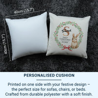 Personalised Baby Cushion - Soft Touch Cushion Cover | Custom Nursery Pillow