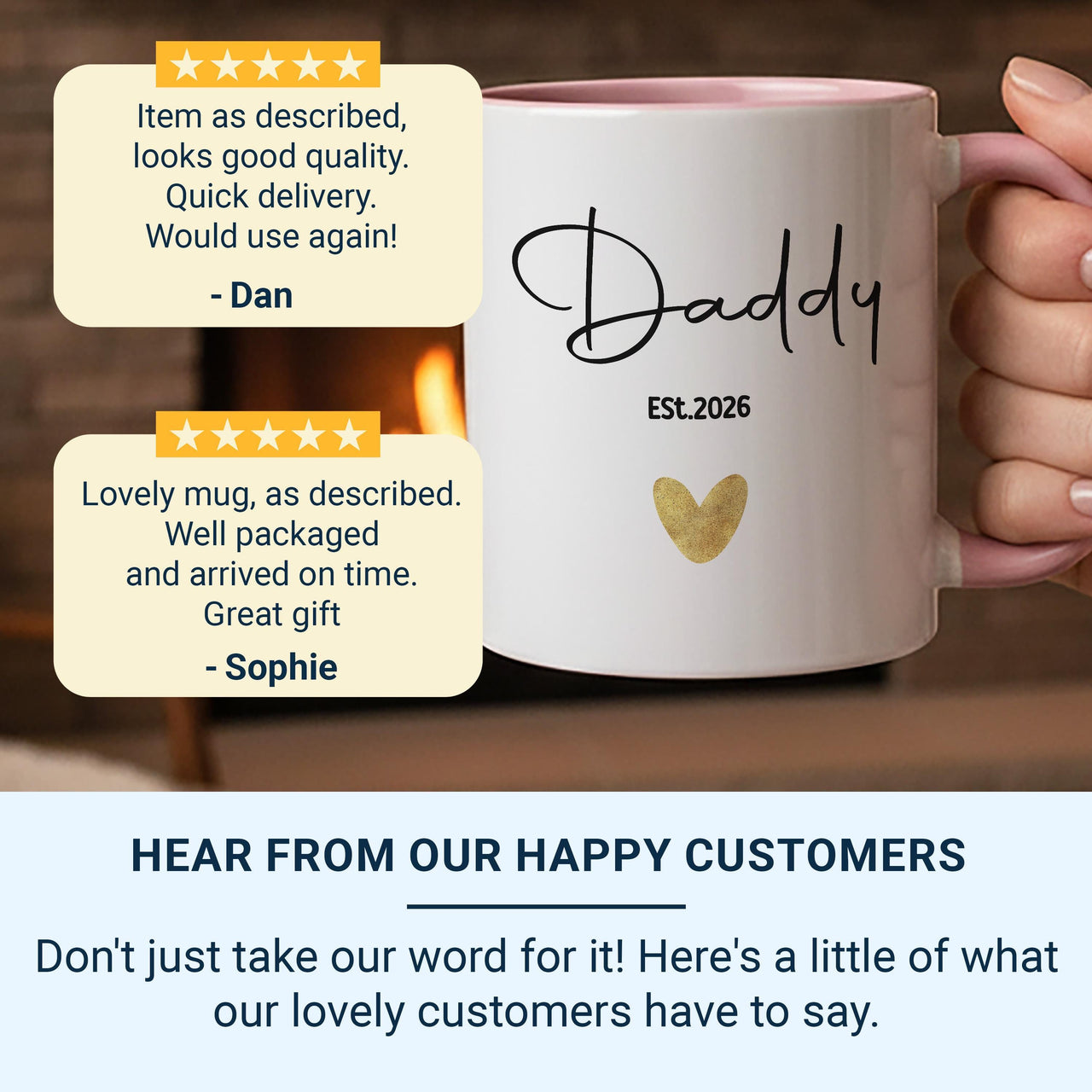 New Mum and Dad Gift Mugs | Mummy and Daddy To Be | Perfect for Baby Showers and New Parents