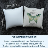 Personalised Butterfly Cushion – Custom Name Cushion | Motivational Gift Pillow DENMARY