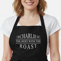 Personalised Holiday Apron - Custom Name & Funny Christmas Quote, Durable Cotton Blend