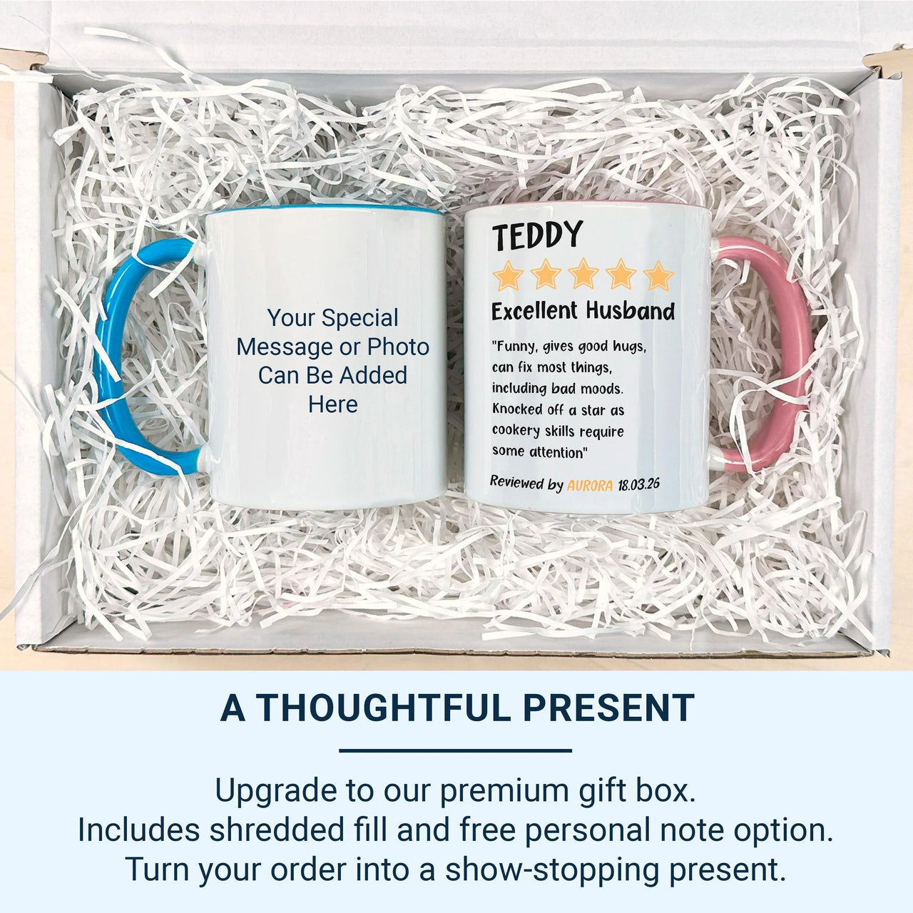 Personalised Husband Mug | Funny Anniversary Gift – Unique Husband Keepsake Present