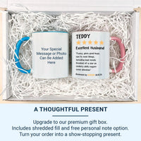 Personalised Husband Mug | Funny Anniversary Gift – Unique Husband Keepsake Present