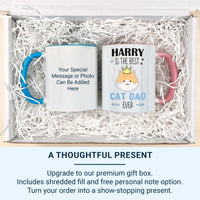 Cat Dad Mug Personalised Funny Gift _ Best Cat Dad Ever Custom Name Keepsake