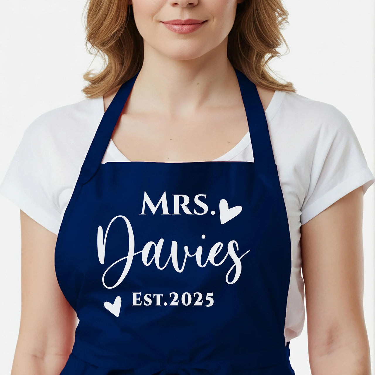 Matching Aprons Couples - Personalised Couple Aprons | Custom Wedding Gift
