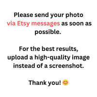 Custom Photo Christmas Ornament - Round Ceramic Decoration | Personalise with Your Picture | Family and Friends Gift