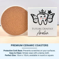 Future Dentist Mug – Personalised Coffee Mug with Cute Tooth Design for Dental Students