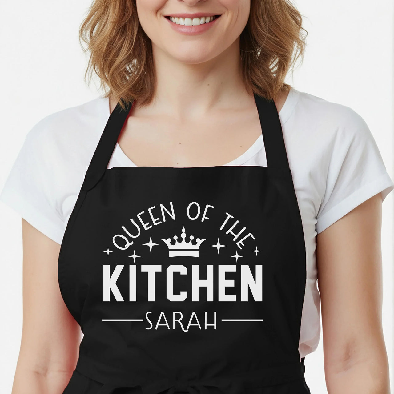 Personalized Kitchen Apron – Custom Cooking Apron with Adjustable Fit & Vinyl Print