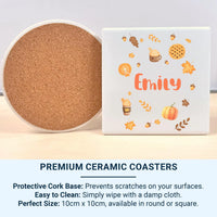 Personalised Autumn Mug – Custom Name Pumpkin Spice Cup | Cosy Seasonal Gift