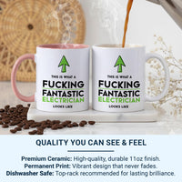 Personalised Photo Mug - Custom Picture Gift for Everyday Use and Memory Moments - Bright Print, Name/Date Option