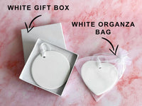 Personalised Anniversary Ornament – Custom Ceramic Heart Keepsake Gift 2025