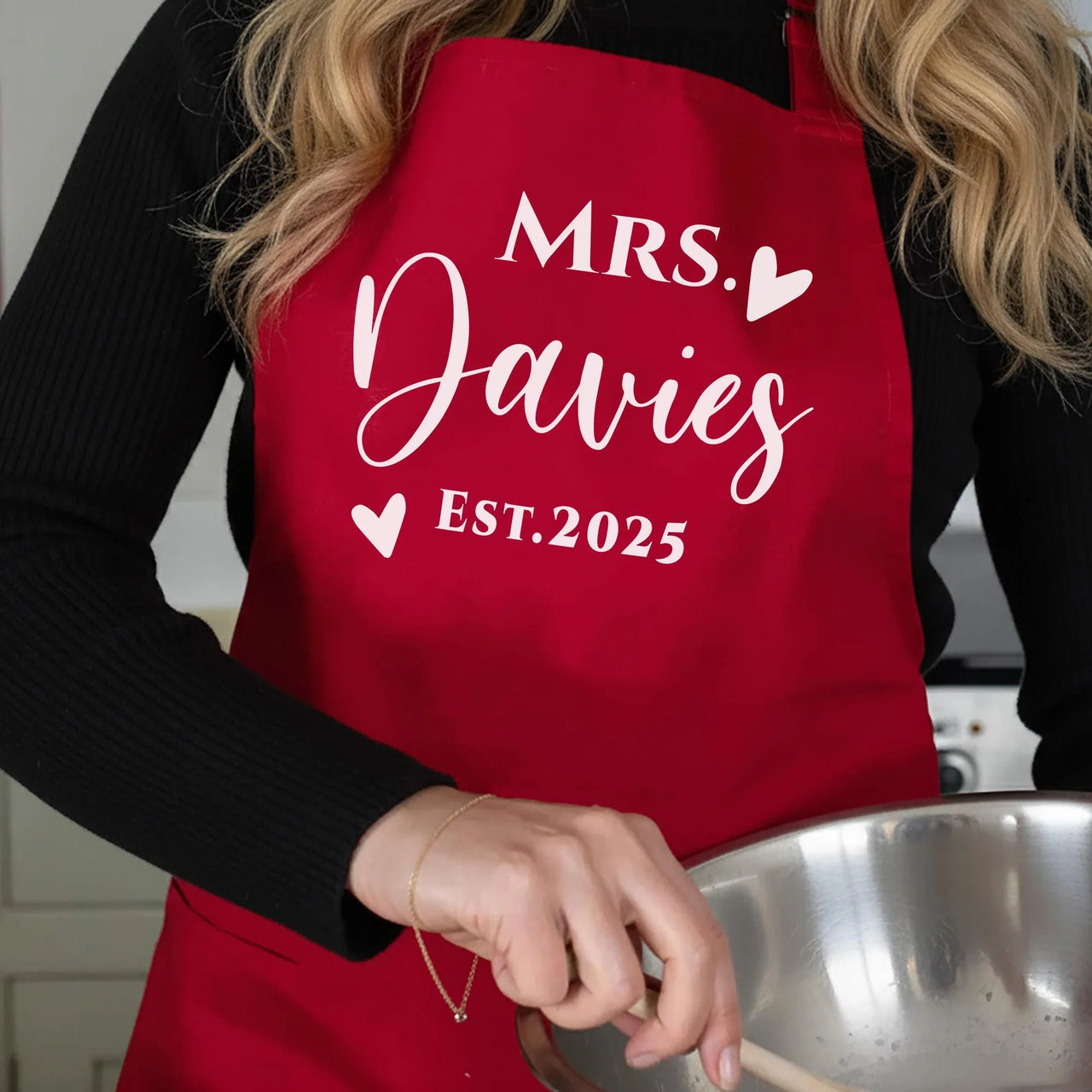 Matching Aprons Couples - Personalised Couple Aprons | Custom Wedding Gift