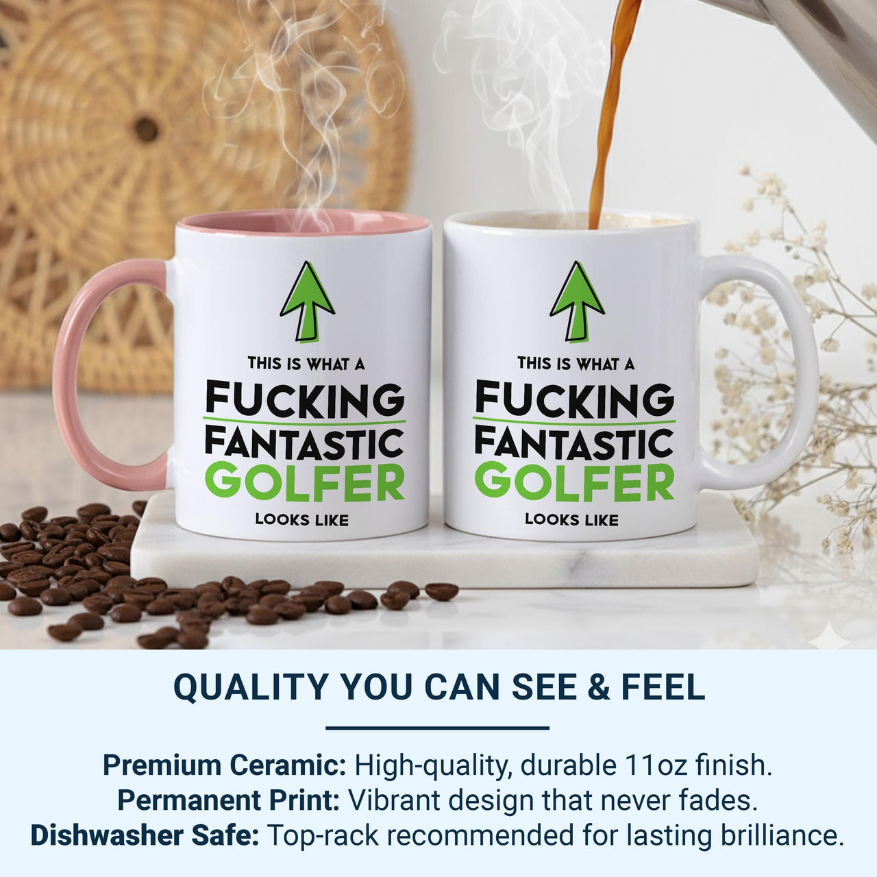 Custom Photo Mug – Personalised Picture Gift for Family, Memorial and Everyday Moments – Vivid Print, Name/Date Option