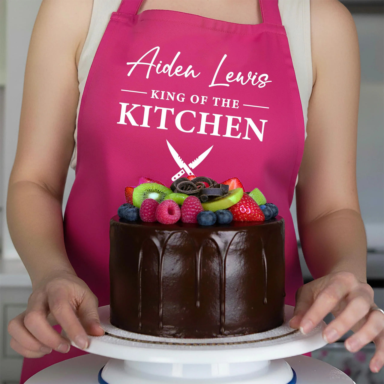 Matching Couples Aprons – His And Hers Adjustable Fit | Personalised Kitchen Gift