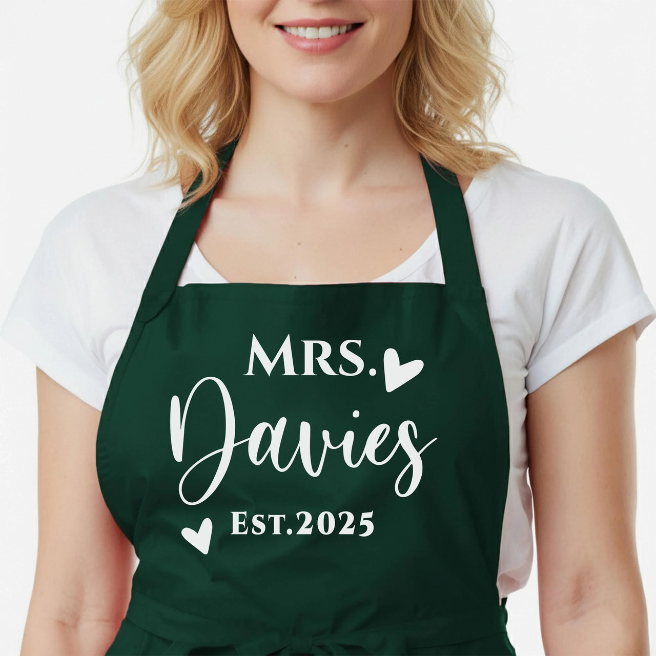 Matching Aprons Couples - Personalised Couple Aprons | Custom Wedding Gift