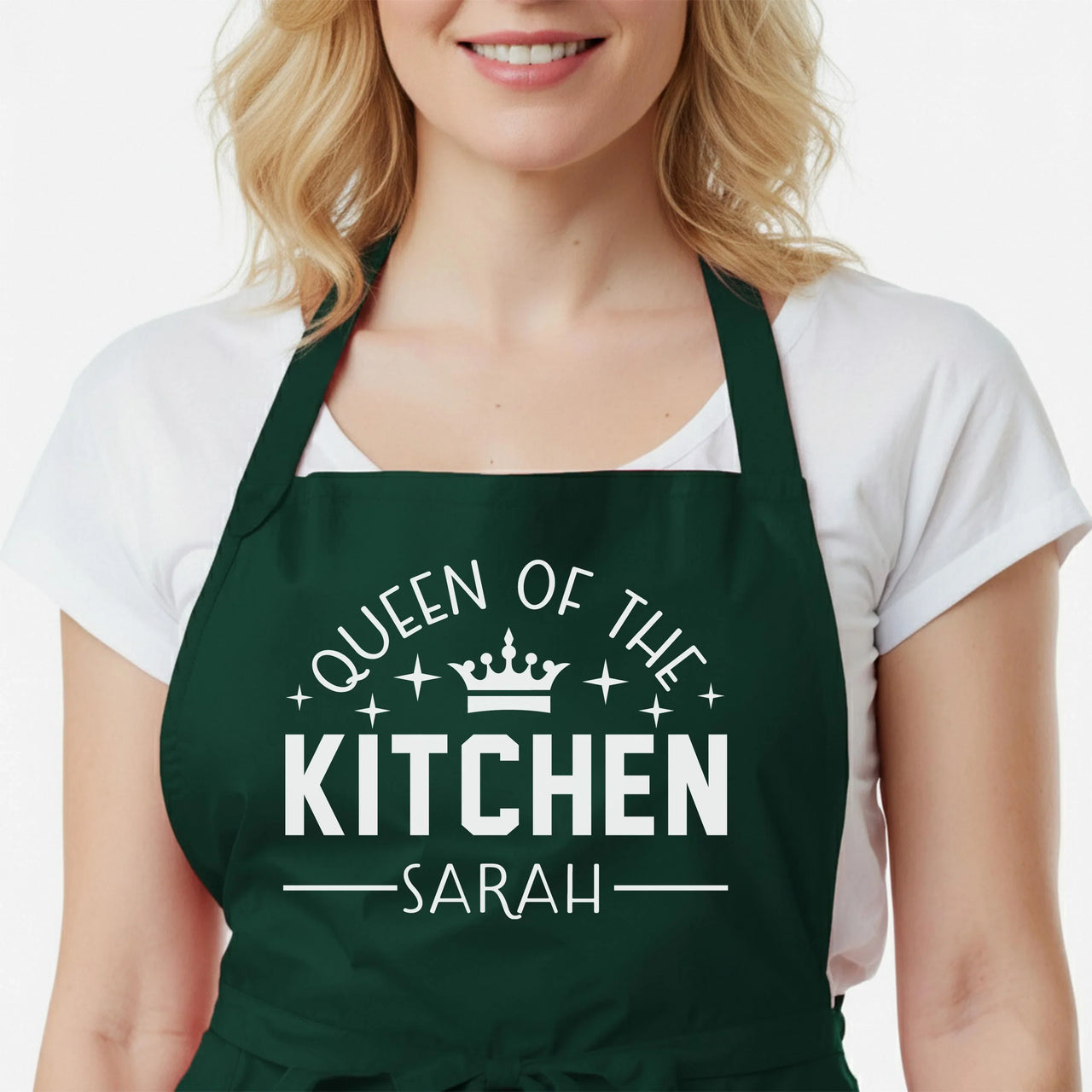Personalized Kitchen Apron – Custom Cooking Apron with Adjustable Fit & Vinyl Print