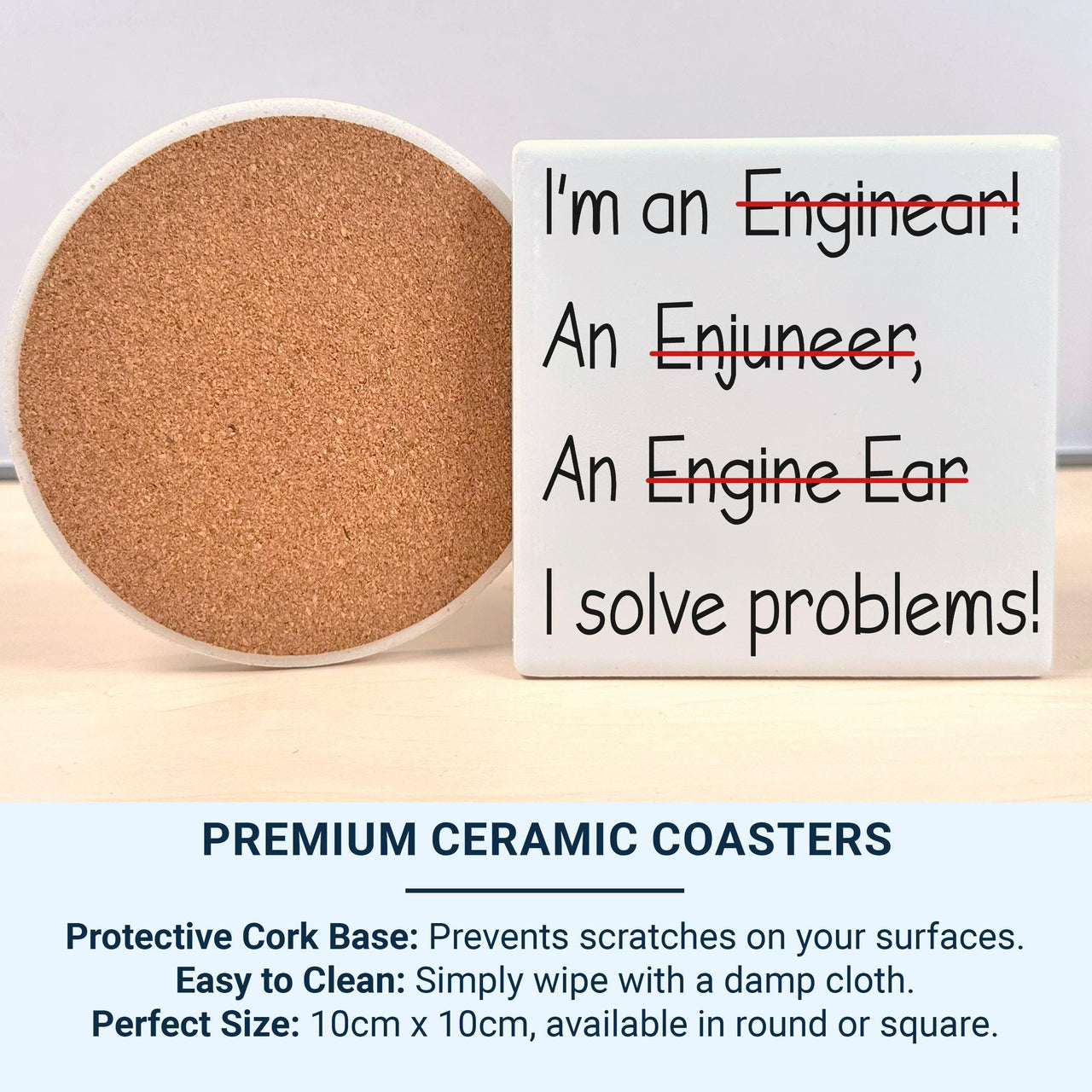 I’m an Engineer I Solve Problems Mug – Funny Engineer Gift – Humorous Design for Graduates and Professionals