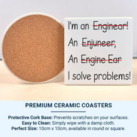 I’m an Engineer I Solve Problems Mug – Funny Engineer Gift – Humorous Design for Graduates and Professionals