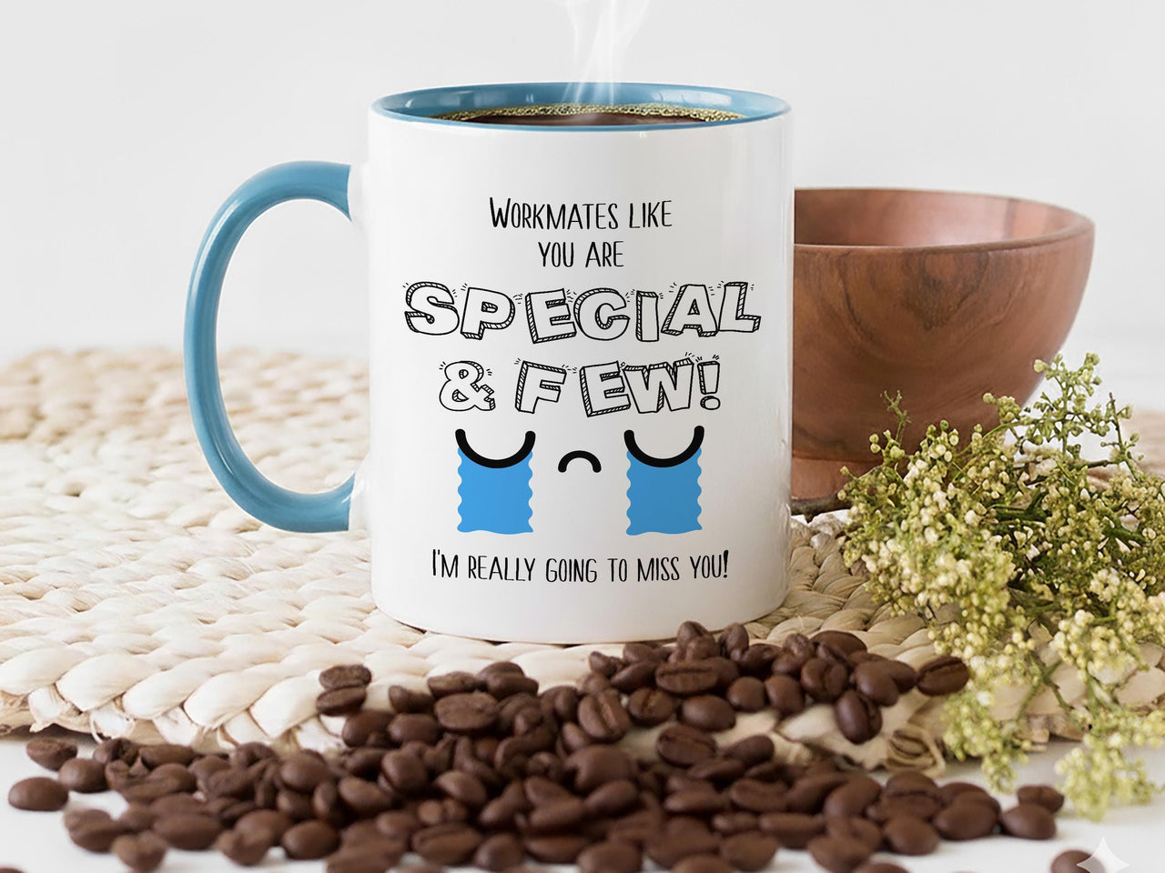 Workmates Like You Are Special Mug – Miss You Leaving Gift – Heartfelt Farewell Cup for Colleagues and Friends