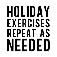 Holiday Exercises Iron-On Transfer - Funny Corkscrew Wine Design
