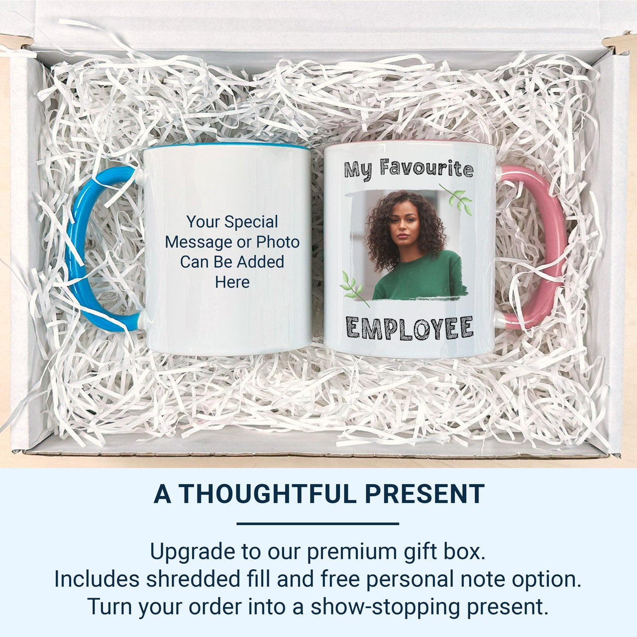 My Favourite Employee Personalised Photo Mug - Boss-to-Staff Appreciation - Workplace Recognition, Thank-You and Rewards Gift