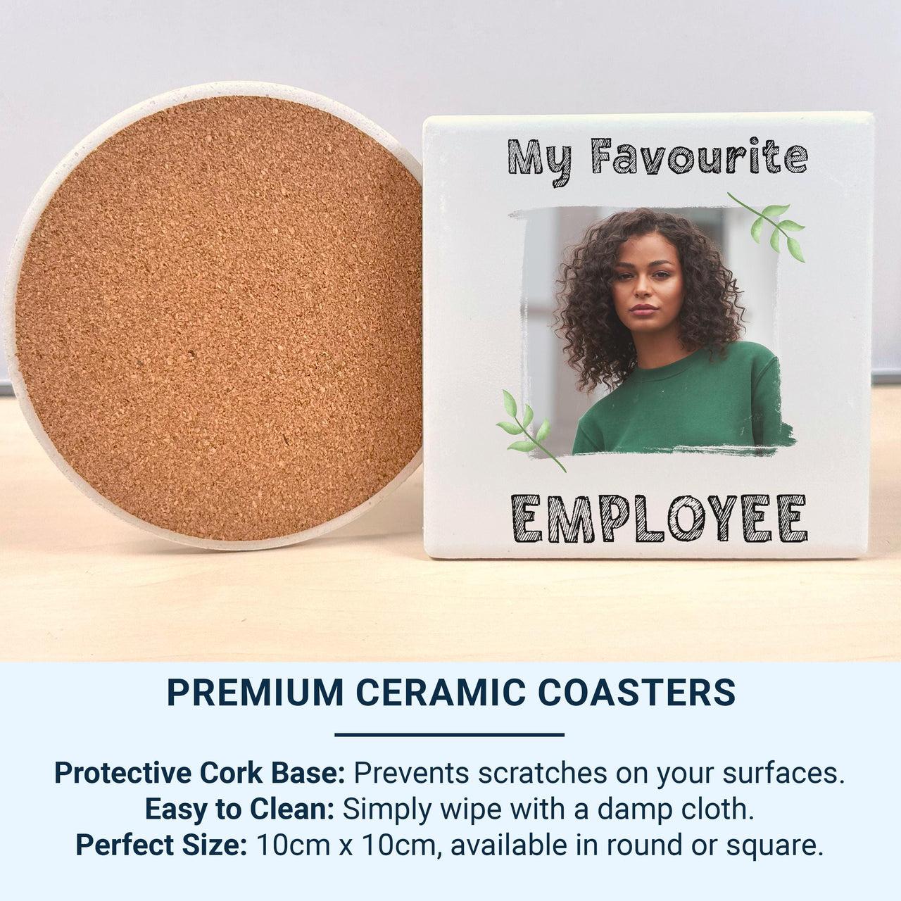 My Favourite Employee Personalised Photo Mug - Boss-to-Staff Appreciation - Workplace Recognition, Thank-You and Rewards Gift