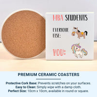 MBA Student Unicorn Mug – Funny Business School Graduation Gift – One_of_a_Kind “You vs Everyone” Design for MBAs