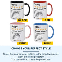 Personalised Husband Mug | Funny Anniversary Gift – Unique Husband Keepsake Present